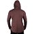 Camiseta Manga Longa Longline Com Touca MXD Conceito Marrom - Imagem 2