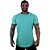 Camiseta Longline Masculina MXD Conceito Azul Esverdeado - Imagem 1