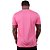 Camiseta Tradicional MXD Conceito Dry Fit 100% Poliéster Rajado Claro Rosa - Imagem 2