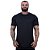 Camiseta Tradicional MXD Conceito Dry Fit 100% Poliéster Furadinho Preto Básico - Imagem 1