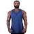 Regata Cavada MXD Conceito Dry Fit 100% Poliéster Rajado Azul Escuro - Imagem 1