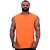 Regata Machão MXD Conceito Dry Fit 100% Poliéster Laranja - Imagem 1