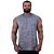 Regata Machão MXD Conceito Dry Fit 100% Poliéster Rajado Cinza - Imagem 1