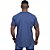Camiseta Longline 100% Algodão Masculina MXD Conceito Bicolor Azul Petróleo e Preto - Imagem 2