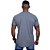 Camiseta Longline Masculina MXD Conceito Bicolor Cinza e Chumbo - Imagem 2