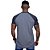 Camiseta Longline 100% Algodão Masculina MXD Conceito Raglan Chumbo e Cinza - Imagem 3