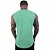 Regata Machão Longline Sem Manga MXD Conceito 100% Algodão Verde - Imagem 2