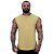 Regata Machão Longline Sem Manga MXD Conceito 100% Algodão Amarelo - Imagem 1