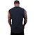 Regata Machão Longline Sem Manga MXD Conceito 50% Algodão 50% Poliéster Mescla Black - Imagem 2
