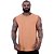 Regata Machão Longline Sem Manga MXD Conceito 100% Algodão Laranja Claro - Imagem 1