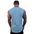 Regata Machão Longline Sem Manga MXD Conceito 100% Algodão Azul Bebê - Imagem 2