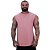 Regata Machão Longline Sem Manga MXD Conceito 100% Algodão Rosa Bebê - Imagem 1