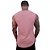 Regata Machão Longline Sem Manga MXD Conceito 100% Algodão Rosa Bebê - Imagem 2