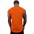 Regata Machão Longline Sem Manga MXD Conceito 100% Algodão Laranja - Imagem 2