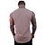 Regata Machão Longline Sem Manga MXD Conceito 100% Algodão Marrom Acinzentado - Imagem 2