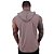 Regata Longline com Touca MXD Conceito 100% Algodão Marrom Acinzentado - Imagem 2