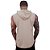 Regata Longline com Touca MXD Conceito 100% Algodão Bege - Imagem 2
