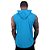 Regata Longline com Touca MXD Conceito 100% Algodão Azul Piscina - Imagem 2