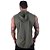 Regata Longline com Touca MXD Conceito 100% Algodão Verde Musgo Militar - Imagem 2