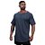 Camiseta Morcegão Masculina MXD Conceito Lisa 100% Algodão Mescla Black - Imagem 1
