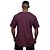 Camiseta Morcegão Masculina MXD Conceito Lisa 100% Algodão Bordô Mesclado - Imagem 2