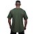 Camiseta Morcegão Masculina MXD Conceito Lisa 100% Algodão Verde Militar - Imagem 2