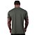 Camiseta Tradicional MXD Conceito Dry Fit 90% Poliéster 10% Elastano UV50+ MultiFresh Acab. Liso Verde Oliva - Imagem 2