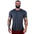 Camiseta Tradicional MXD Conceito Dry Fit em 100% Poliamida String Furadinho Cinza Chumbo - Imagem 1