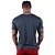 Camiseta Tradicional MXD Conceito Dry Fit em 100% Poliamida String Furadinho Cinza Chumbo - Imagem 2