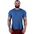Camiseta Tradicional MXD Conceito Dry Fit em 100% Poliamida String Furadinho Azul Noite - Imagem 1
