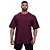 Camiseta Oversized Masculina MXD Conceito Maior Gramatura Bordô Escuro - Imagem 1