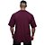 Camiseta Oversized Masculina MXD Conceito Maior Gramatura Bordô Escuro - Imagem 2