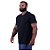 Camiseta Tradicional Masculina MXD Conceito Fio 40.1 Cotton Premium Preto Básico - Imagem 2