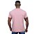 Camiseta Tradicional Masculina MXD Conceito Fio 40.1 Cotton Premium Rosa Claro Bebê - Imagem 2