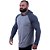 Camiseta Manga Longa Longline Com Touca Raglan MXD Conceito Chumbo e Cinza - Imagem 2