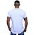 Camiseta Longline Decote V Masculina MXD Conceito 100% Algodão 30.1 Penteado PIMA-USA Branco - Imagem 2