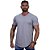 Camiseta Longline Decote V Masculina MXD Conceito 100% Algodão 30.1 Penteado PIMA-USA Cinza Urbano - Imagem 1