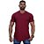 Camiseta Longline Decote V Masculina MXD Conceito 100% Algodão 30.1 Penteado PIMA-USA Vermelho - Imagem 1