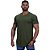 Camiseta Longline Decote V Masculina MXD Conceito 100% Algodão 30.1 Penteado PIMA-USA Verde Militar - Imagem 1