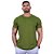 Camiseta Tradicional Tech Modal MXD Conceito Original 91% Modal 9% Elastano Fio Micro Modal Extra Fino  Verde Oliva - Imagem 1