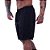 Bermuda Poliéster Confort Com Bolso Masculina MXD Conceito Preto - Imagem 2