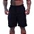 Bermuda Poliéster Confort Com Bolso Masculina MXD Conceito Preto - Imagem 1