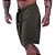 Bermuda Poliéster Confort Com Bolso Masculina MXD Conceito Verde Oliva - Imagem 2