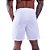 Bermuda Poliéster Confort Com Bolso Masculina MXD Conceito Branco - Imagem 3