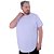 Camiseta Longline Plus Size MXD Conceito Manga Curta Branco - Imagem 1