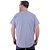 Camiseta Longline Plus Size MXD Conceito Manga Curta Mescla Tradicional - Imagem 2