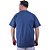 Camiseta Plus Size Tradicional Manga Curta MXD Conceito 50% Algodão 50% Poliéster Mescla Marinho - Imagem 2