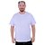 Camiseta Plus Size Tradicional Manga Curta MXD Conceito 100% Algodão Branco - Imagem 1