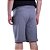 Bermuda Masculina Plus Size Moletinho MXD Conceito Mescla Escuro - Imagem 2