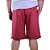 Bermuda Masculina Plus Size Moletom MXD Conceito Vermelho Mescla - Imagem 2